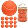 GKK Durable Pressurized Tennis Balls 12 Pack Yellow Felt Training Balls High Bounce for Beginners and Dogs