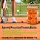 GKK Durable Pressurized Tennis Balls 12 Pack Yellow Felt Training Balls High Bounce for Beginners and Dogs