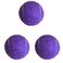 HPWFHPLF Tennis Balls 3 Pack Advanced Training Practice Tennis Balls for Beginners High Visibility Pet Dog Playing Balls Purple