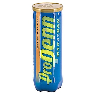 Penn Pro Marathon Tennis Balls Extra Duty Felt Pressurized Tennis Balls 1 Can 3 Balls