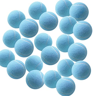 Swity Home Tennis Balls 12 Pack Training Balls for Lessons Practice Playing with Pet Blue