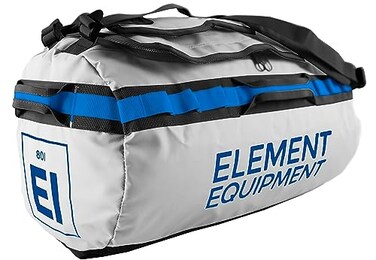 Element Equipment Trailhead Duffel Bag Shoulder Straps Waterproof Light GreyBlue Medium