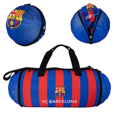 Maccabi Official FC Barcelona Duffel Bag for SportsSoccer FoldableExtendable