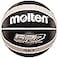 Molten Premium 12 Panel Design Rubber Basketball BlackSilver Size 7
