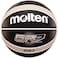 Molten Premium 12 Panel Design Rubber Basketball BlackSilver Size 7