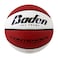 Baden Contender Composite Basketball Durable Intermediate Basketball for IndoorOutdoor Play RedWhite 285Inch