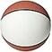Ballstars Autograph Blank Basketball Official Size 7 Signable Trophy with One Large White and 6 Brown Panels Autograph Gift 295 inches