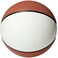 Ballstars Autograph Blank Basketball Official Size 7 Signable Trophy with One Large White and 6 Brown Panels Autograph Gift 295 inches