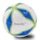 Aoneky Size 4 1Pack Soccer Ball EcoFriendly 25mm PVC Leather Durable MachineStitched Design Ball Pump Included