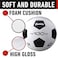 Franklin Sports Size Competition 100 Soccer Balls 12 Pack Deflated with Pump White 4