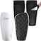 Northdeer Adults Shin Pads incl Sleeves with Optimized Insert Pocket Protective Soccer Equipment for Kids Adults White XL