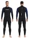 Lemorecn Mens Wetsuits Jumpsuit Neoprene 32mm Full Body Diving Suit 3031 3XL