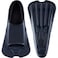 CAPAS Swim Training Fins Comfortable Silicone Lap Swimming Short Blade Floating Flippers with Mesh Bag for Adult Men Women Build Leg Strength
