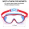 Yizerel 2 Pack Kids Swim Goggles Swimming Glasses for Children from 3 to 15 Years Old