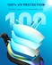 Aegend Swim Goggles 2 Pack Swimming Goggles No Leaking Adult Men Women Youth Aqua Clear With Blue Strap