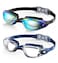Aegend Swim Goggles 2 Pack Swimming Goggles No Leaking Adult Men Women Youth Aqua Clear With Blue Strap