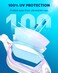 Aegend Swim Goggles 2 Pack Swimming Goggles No Leaking Adult Men Women Youth Raspberryred White Lightblue Silver