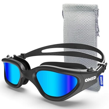 OMID Swim Goggles P2 Lite Comfortable AntiFog Swimming Goggles for Men Women Adults Youth