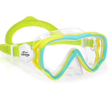 Seago Kids Swim Goggles for Kids 614 812 814 47 35 Swimming Goggles for Girls Boys Toddlers Youth AntiFog 180 Clear Wide Vision No Leak Kids Underwater Pool Water Swim Glasses with Nose Cover