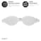 TYR Vesi Adult Swim Goggles Low Profile Training Goggles for Men Women Anti Fog UV Protection with Quick Adjust Strap Clear