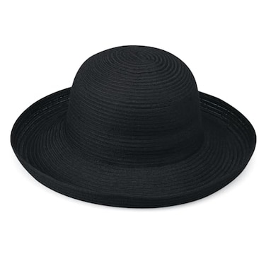 Wallaroo Hat Wallaroo Womens Sydney Sun Hat Black UPF 30 Sun Protection Wide Brim Packable Adjustable Lightweight Soft Comfortable Breathable Perfect for Travel Beach Outdoor Everyday Wear