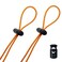 Flow Swim Flow Bungee Goggle Strap Kit 2Pack Universal Adjustable Replacement Straps for Swim Goggles Bright Orange