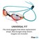 Flow Swim Flow Bungee Goggle Strap Kit 2Pack Universal Adjustable Replacement Straps for Swim Goggles Pink