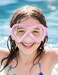 Supertrip Kids Swim Goggles with Nose Cover for Ages 614 Tempered Glass Fabric Strap Swimming Snorkel Mask for Pool Beach