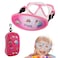 HYDROCOMFY Toddler Goggles Nose Cover Kid Goggles Fabric Strap Swimming Goggles Kids 36 1PK Pink Princess