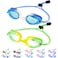 Vvinca Kids Swim Goggles with Bungee Strap No Leaking Anti Fog Toddler Goggles with Quick Adjust Ages 314