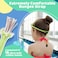 Vvinca Kids Swim Goggles with Bungee Strap No Leaking Anti Fog Toddler Goggles with Quick Adjust Ages 314
