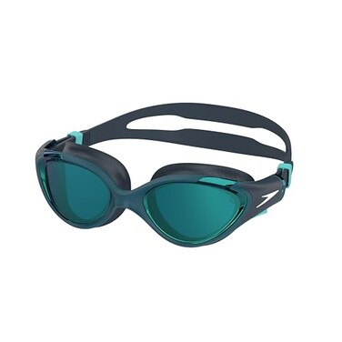Speedo Womens Biofuse Swim Goggle 20 Mirrored Dark TealCobaltEmerald One Size