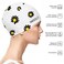 Marsolly Silicone Swim Cap for Women Waterproof Long Hair Swimming Caps with Flower Printed