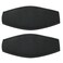 JCBIZ 2PCS Diving Goggles Hair Protector Wrap Neoprene Mask Strap Cover Neoprene Diving Mask Straps Hair Protector Wrap for Dive Snorkel Masks Water Sports Black