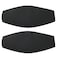 JCBIZ 2PCS Diving Goggles Hair Protector Wrap Neoprene Mask Strap Cover Neoprene Diving Mask Straps Hair Protector Wrap for Dive Snorkel Masks Water Sports Black