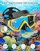 AQUA A Diving mask AntiFog Swimming Snorkel mask Suitable for Adults Scuba Dive Swim Snorkeling Goggles Masks
