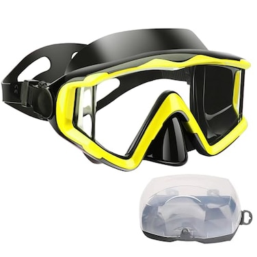 AQUA A Diving mask AntiFog Swimming Snorkel mask Suitable for Adults Scuba Dive Swim Snorkeling Goggles Masks
