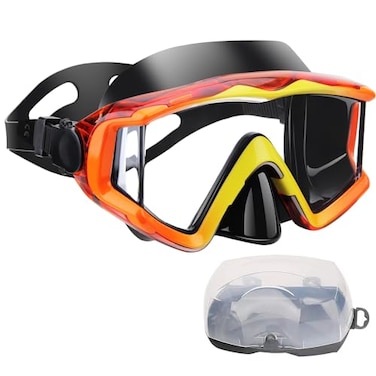 AQUA A Diving mask AntiFog Swimming Snorkel mask Suitable for Adults Scuba Dive Swim Snorkeling Goggles Masks