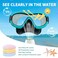 Body+ Knitted Adjustable Strap Dive Mask UltraComfort Panoramic Goggles for Scuba Snorkeling