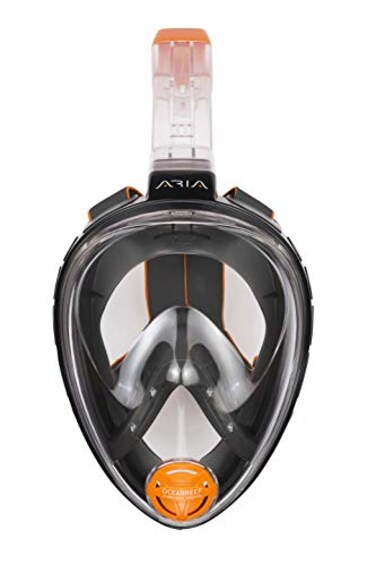OCEAN REEF ARIA Classic Full Face Snorkeling Mask Snorkeling Mask Black Size SM
