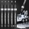 KERIFI Silver Liquid Chrome Mirror Markers OilBased Permanent Art Liquid Chrome Marker Set Reflective Gloss Metallic Mirror Marker Repair Paint Pen for Model Metal Plastic DIY Craft 5pack 13mm