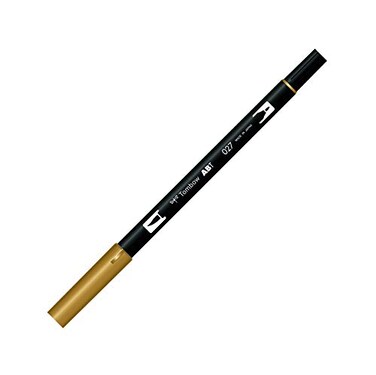Tombow ABT 027 Dual Brush Pen Dark Ochre