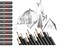 Liquidraw Drawing Pencils For Sketching Set of 12 Graded Sketch Pencils For Drawing Sketching Art Shading 8B2H Graphite Hard Soft Pencil Set