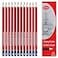 Pepy Graphite Professional Drawing Pencils Set of 12 6B PreSharpened Black Lead Pencils Perfect for Drawing Sketching and Shading Graphic and Fine Art
