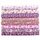 TERMINAL 100 Cotton Fabric Bundle Floral PreCut Squares 20x20 for Sewing DIY Patchwork Quilting Purple