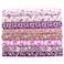 TERMINAL 100 Cotton Fabric Bundle Floral PreCut Squares 20x20 for Sewing DIY Patchwork Quilting Purple