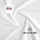 YAMOOCO 58 Width White 100 Cotton Fabric Sold by the Yard Solid Sewing Clothing Face Mask Crafting White Fabric