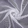 VoizVony 62 X 59 Inch White Mesh Fabric Slightly Stretchy for Sewing Projects Shopping Bag Backpack Pocket and Straps and Netting Clothes