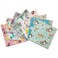 ZGXY 8 pcslot Fat Quarter Fabric Bundles 100 Cotton 1969 x 1969 50 x 50cm Quilting Cotton Craft Fabric PreCut Squares Sheets for Patchwork Sewing Quilting Crafting Forest Pattern