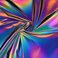 JINBING Colorful Rainbow Reflective Fabric Polyester Cloths for Clothing Stripe Size 55 in x 1 yd